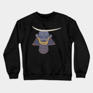 Date Masamune - Samurai Helmet - Feudal Ruler Crewneck Sweatshirt